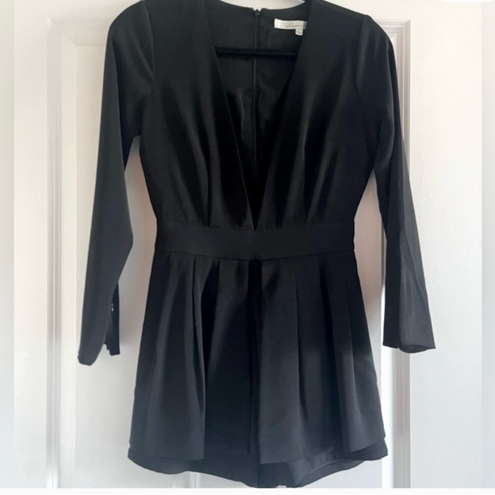 Lovers + Friends Classic Black Romper - Picture 2 of 8